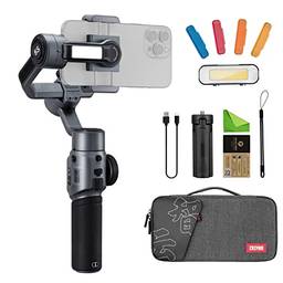 Zhiyun Smooth 5S Combo 3-Axis Focus Pull & Zoom Capability Handheld Gimbal Stabilizer para Smartphone Like iPhone 13 12 11 X 8 7 Plus 6 Plus Samsung Galaxy S8+ S8 S7 S6 S5
