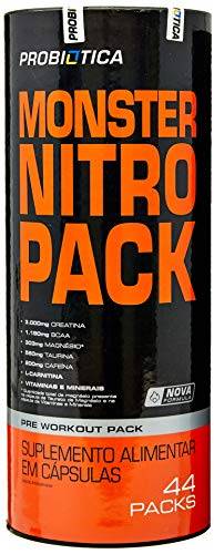 Monster Nitro Pack Nova Formula 44 Packs, Probiótica