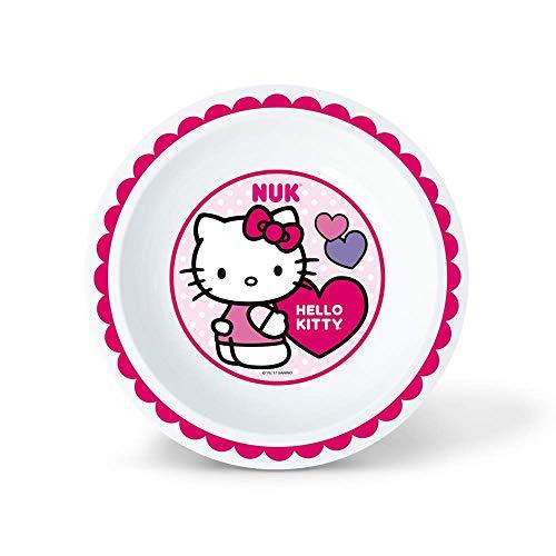 Prato Fundo Hello Kitty - NUK, Branco/Rosa