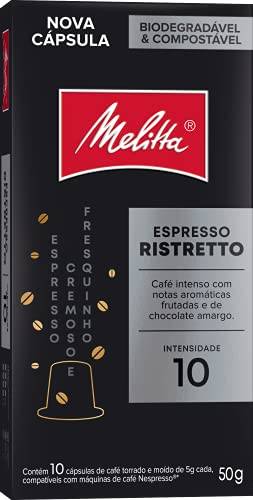 Cápsula de Café Ristretto Melitta 50g/10Unid