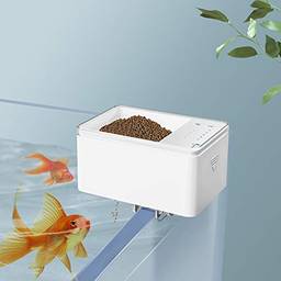 Alimentador automático, alimentador automático de peixes Dispensador digital inteligente de alimentos para peixes Timer Alimentador de peixes 70ml Alimentação automática operada por bateria para tanqu