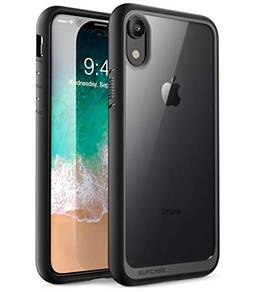 SUPCASE [Unicorn Beetle Style Series] Capa para iPhone XR, capa protetora transparente híbrida premium para Apple iPhone XR 6,1 polegadas, versão 2018 (preto)