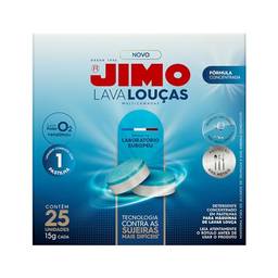 JIMO Lava Louça Multicamadas Detergente Concentrado para Máquinas de Lavar Louças Desengordurante Mais Brilho e Proteção às Louças 25 pastilhas