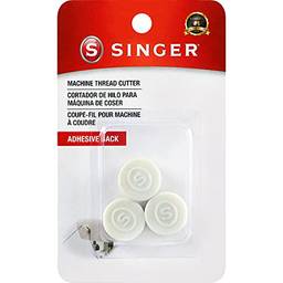 SINGER Cortadores de rosca para máquina de costura, branco, 3 peças