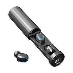 Mini Fones de Ouvido TWS Bluetooth 5.0 com Microfone, Caixa para Carregar - Loijon
