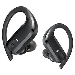 SoundPEATS S5 Fones de ouvido sem fio Bluetooth 5.0 para esportes, Fones de ouvido esportivos com ganchos IPX7 drivers de 12 mm Controle de toque para esportes Total de 20 horas