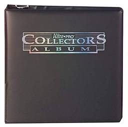 Ultra Pro Álbum de colecionadores pretos de 7,6 cm