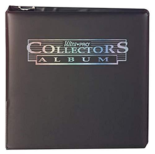 Ultra Pro Álbum de colecionadores pretos de 7,6 cm
