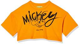 Camiseta Estampa Disney Colcci Fun, Meninas, Laranja Tangerine, 14