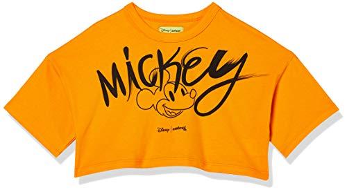 Camiseta Estampa Disney Colcci Fun, Meninas, Laranja Tangerine, 16