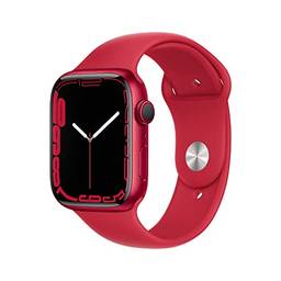 Apple Watch Series 7 (GPS), Caixa em alumínio PRODUCT(RED) de 45 mm com Pulseira esportiva PRODUCT(RED)