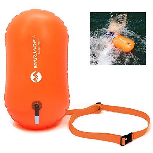Pacote de natação, Romacci Saco de natação inflável Airbag de PVC à prova d'água para mergulho com snorkel e boia salva-vidas