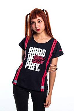 Camiseta Birds Of Prey Logo, Piticas, Feminino, Preto, P