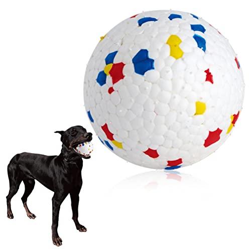 DLDER Brinquedos de bolas de cachorro para mastigadores agressivos, bola de cachorro saltitante durável, leve e flutuante, brinquedos de busca para cães grandes e médios para buscar, mastigar e brincar