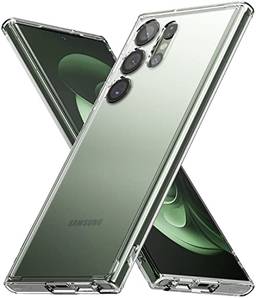 Ringke Fusion [evita manchas oleosas] Capa compatível com Samsung Galaxy S23 Ultra, tecnologia anti-impressão digital fácil de segurar sensação aveludada macia capa de telefone para mulheres, homens -