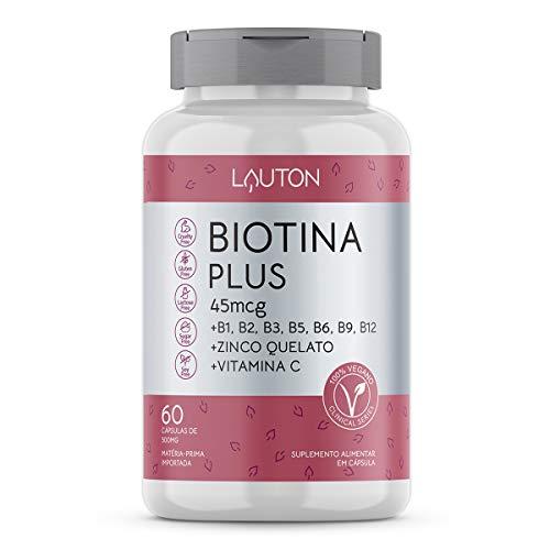Biotina Plus - 60 Cápsulas - Lauton Nutrition, Lauton Nutrition