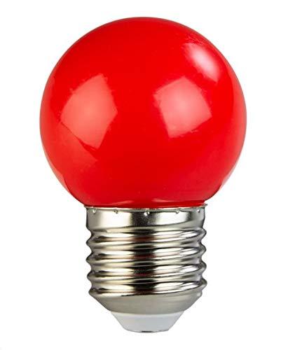 Lâmpada Led Bulbo Bolinha G45 3w - Vermelha Iluminação Decoração