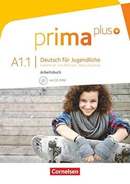 Prima plus A1: Band 01. Arbeitsbuch mit DVD-ROM: Mit interaktiven Übungen auf scook.de