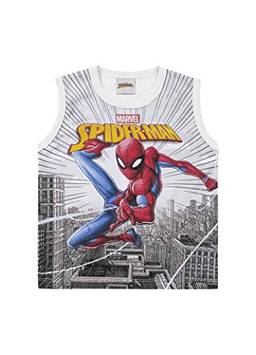Camiseta Regata Spider-Man, Fakini, Meninos, Branco, 1