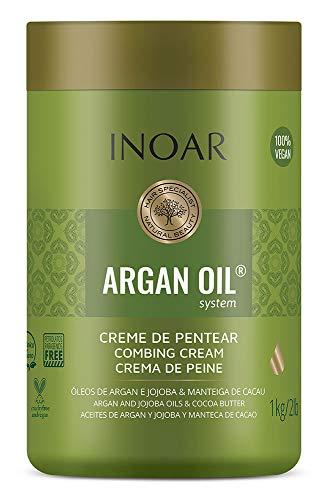 Inoar Creme Para Pentear Argan Oil Hidratante 1 Kg, Inoar