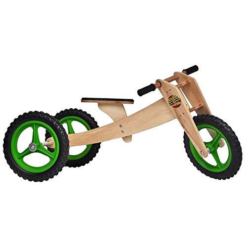 Bicicleta de Madeira Woodbike - 3 Estágios - Woodline - Verde - Camará
