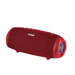 Sabala Caixa de Som Bluetooth DR-108 Alto-falante Bluetooth Portátil Stereo HI-FI Sound,10H de Tempo de Reprodução, Suporte Subwoofer TF/AUX, Para Casa Pardito Praia (Vermelho)