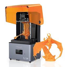Impressora 3D de resina Creality Halot-Mage, impressora de resina de fotocura UV LCD monocromática de 10,3 pol. com luz integral de alta precisão, impressão rápida, trilhos duplos de eixo Z