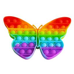 Fura bolha divertido borboleta, 2-8DZ UGEE, Fidget Toys, Toyng, Multicolorido, Aperta Pop