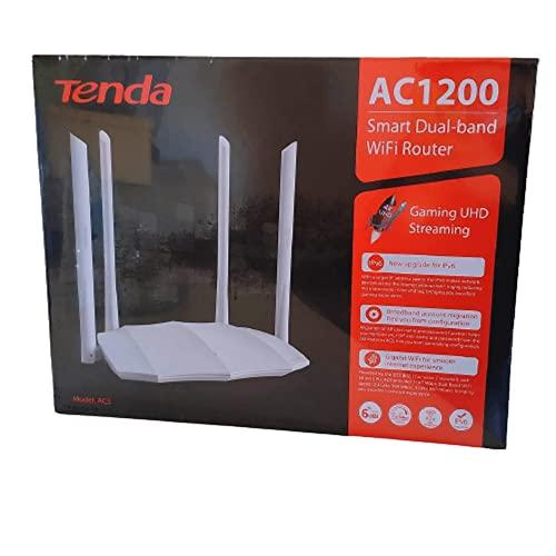 Roteador Wifi Dual Ac1200Mbps 4Ant Tenda Ac5, Branco