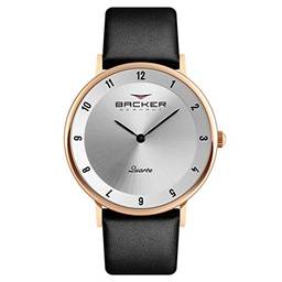 Relogio Backer Analogico Unissex Rose Gold - Bona Mean Collection