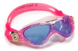 Aqua Sphere Kids, Óculos de Natação Júnior para Crianças, Rosa/Branco, Tamanho Único