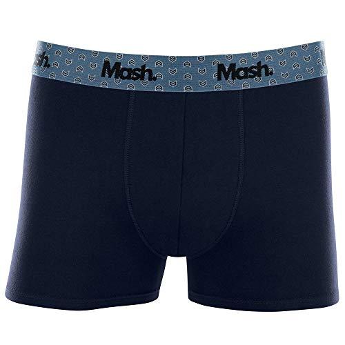 Mash Boxer Cotton Liso, Masculino, Azul, P