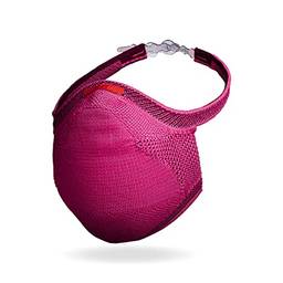 Máscara Fiber Knit Sport + Filtro de Proteção + Suporte (Rosa Escuro, M)
