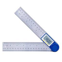 Transferidor digital, 200 mm 7"Digital Angle Finder Ruler Meter Inclinômetro Goniômetro Nível medidor eletrônico de ângulo