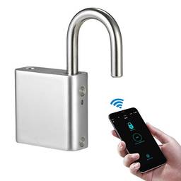 Aibecy BT Smart Keyless Lock APLICATIVO À prova d'água Desbloqueie Anti-Roubo Cadeado Porta Bagagem Locker Lock para sistema Android iOS