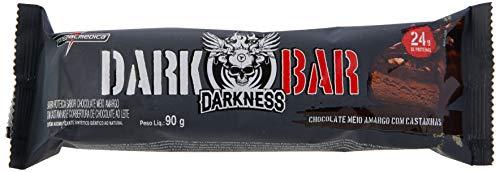 Integralmedica Dark Bar Chocolate, Darkness, Kit com 8 unidades