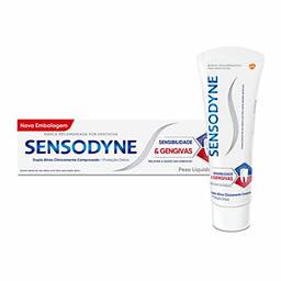 Sensodyne Creme Dental Sensibilidade & Gengivas para Dentes Sensíveis e Sangramentos na Gengiva, 100g