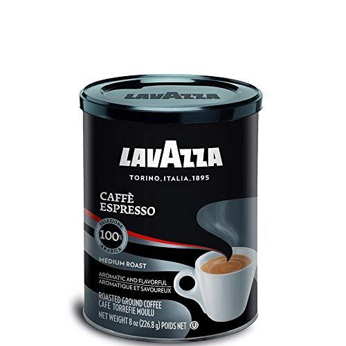 Café Torrado e Moído Espresso Arábica Lavazza Lata 250g