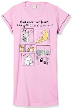 Camisetas De Pijama Sleep T-Shirt, PZAMA, 10, Azaleia, Feminino