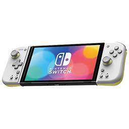 Controles ergonômicos HORI Nintendo Switch Split Pad Compact, cinza claro/amarelo