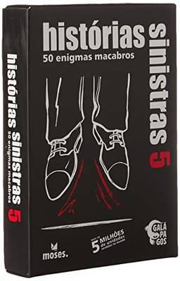 Galápagos, Histórias Sinistras 5 (Black Stories 5), Jogo de Cartas investigação para Amigos, a partir de 2 jogadores, 15 min