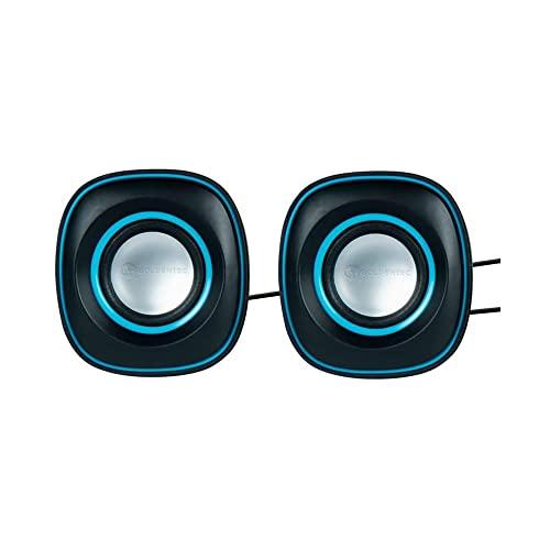 Caixa de Som 6W RMS GT Sound 2.0 - Preto/Azul | GT