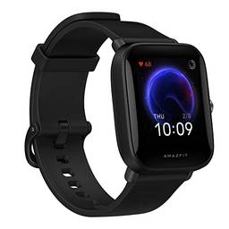 Amazfit Bip U Pro Smart Watch com Alexa integrado para homens, gps Fitness Track5 ATM à prova d'água, para iPhone Android Phone (preto) (Black)