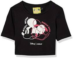Camiseta Estampa Disney Colcci Fun, Meninas, Preto, 16