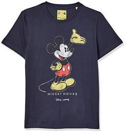 Camiseta Estampada Mickey Mouse, Colcci Fun, Meninos, Azul Life, 10
