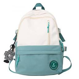NUTOT mochila escolar juvenil?mochila notebook feminina Alta capacidade?mochilas escolar à prova d'água amortecimento? (verde)