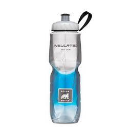 Polar Bottle Garrafa de água isolada 680 g – Garrafa de água 100% livre de BPA para ciclismo e esportes (desbotamento azul, 680 g)