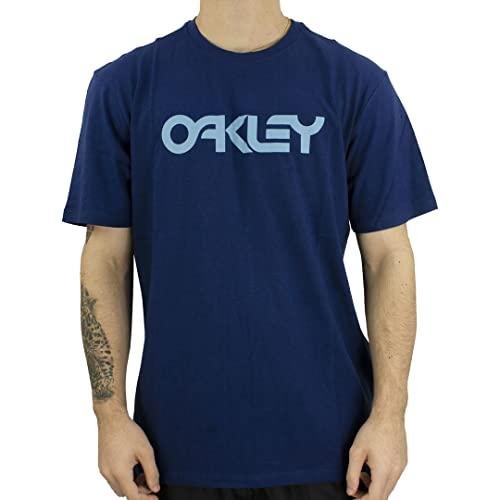 Camiseta Oakley Masculina Mark II SS Tee, Azul Escuro, M