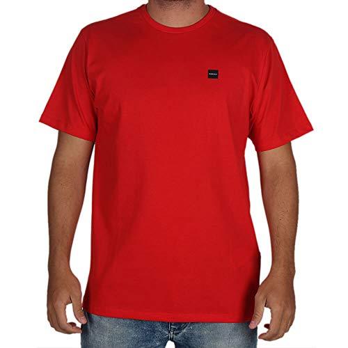 Camiseta Oakley Masculina Patch Tee, Vermelho, M
