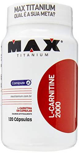 L-Carnitine 2000-120 Cápsulas, Max Titanium